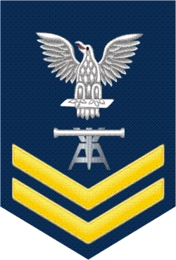 Navy Gold E-5 Fire Control Technician FT Decal Sticker