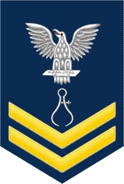 Navy Gold E-5 Instrumentman IM Decal Sticker