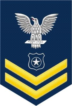 Navy Gold E-5 Master At Arms MA Decal Sticker