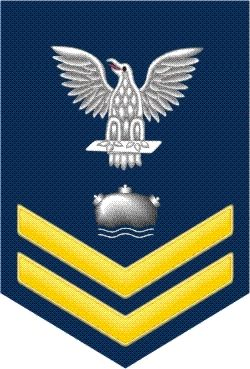 Navy Gold E-5 Mineman MN Decal Sticker