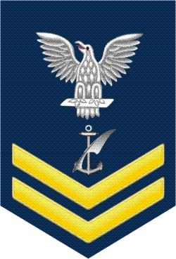 Navy Gold E-5 Navy Counselor NC Decal Sticker