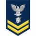 Navy Gold E-5 Personnelman PS Decal Sticker