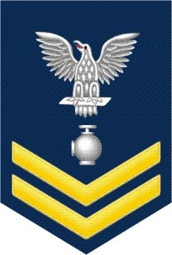 Navy Gold E-5 Utilitiesman UT Decal Sticker