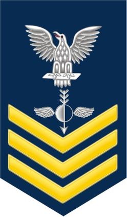 Navy Gold E-6 Aerographers Mate AG Decal Sticker