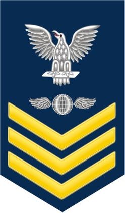 Navy Gold E-6 Aviation Electricians Mate AE Decal Sticker