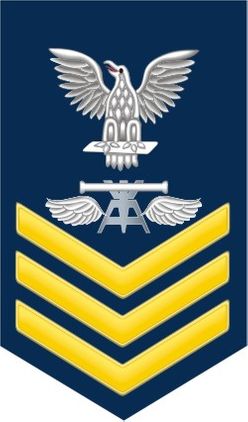 Navy Gold E-6 Aviation Fire Control Technician FT Decal Sticker