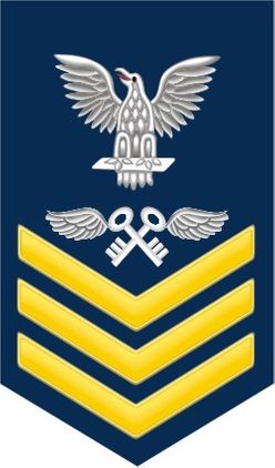 Navy Gold E-6 Aviation Storekeeper AK Decal Sticker