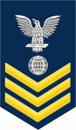 Navy Gold E-6 Electrician's Mate EM Decal Sticker