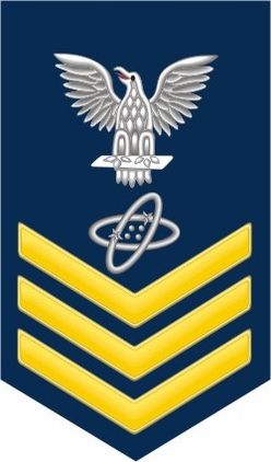 Navy Gold E-6 Electronics Technician ET Decal Sticker