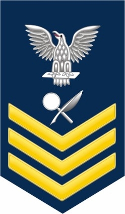 Navy Gold E-6 Intelligence Specialist IS Decal Sticker