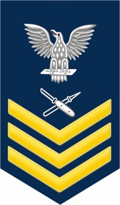 Navy Gold E-6 Lithographer LT Decal Sticker