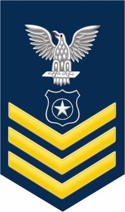 Navy Gold E-6 Master At Arms MA Decal Sticker