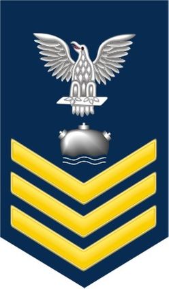 Navy Gold E-6 Mineman MN Decal Sticker