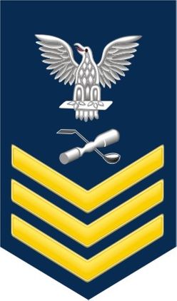 Navy Gold E-6 Molder ML Decal Sticker