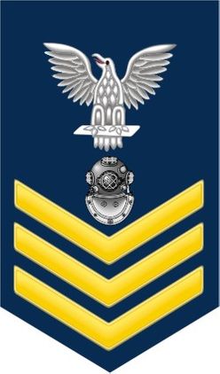 Navy Gold E-6 Navy Diver ND Decal Sticker