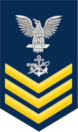 Navy Gold E-6 Special Warfare Boat Operator SB Decal Sticker