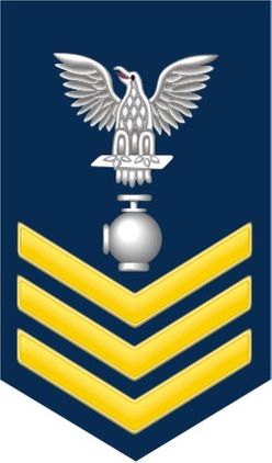 Navy Gold E-6 Utilitiesman UT Decal Sticker