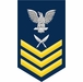 Navy Gold E-6 Yeoman YN Decal Sticker