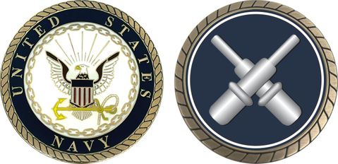 Navy Gunner's Mate Challenge Coin