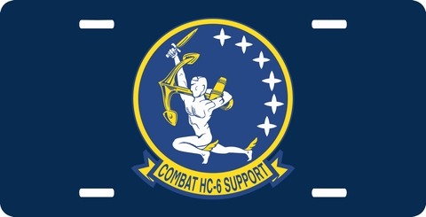 Navy HC-6 Squadron License Plate