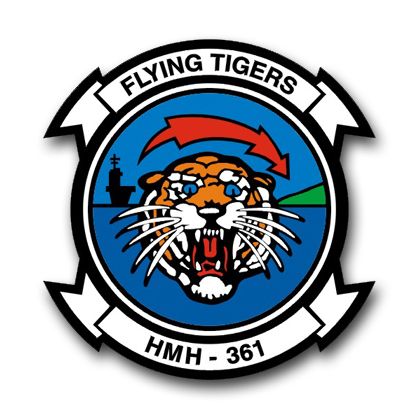 Navy HMH-361 Squadron Vinyl Transfer Decal