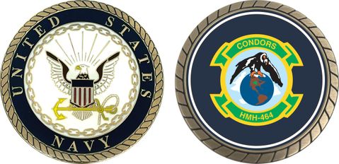 Navy HMH-464 Squadron Challenge Coin