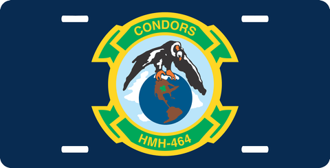 Navy HMH-464 Squadron License Plate