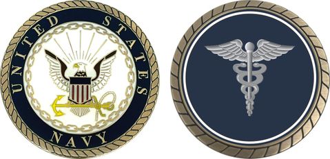 Navy Hospital Corpsman Challenge Coin