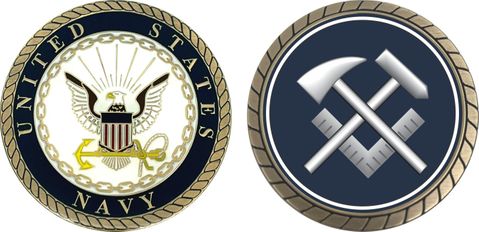 Navy Hull Maintenance Technician Challenge Coin