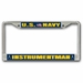 Navy Instrumentman IM Chrome License Plate Frame