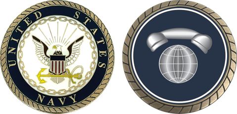 Navy Interior Communication Electrician Challenge Coin