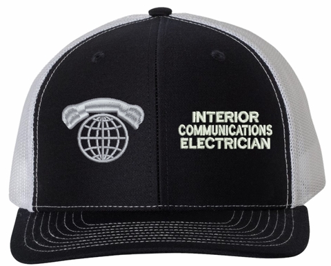 Navy Interior Communications Electrician (IC) Rating USA Mesh-Back Cap