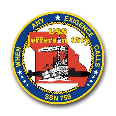 Navy Jefferson City SSN-759 Vinyl Transfer Decal