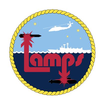 Navy Lamps Vinyl Transfer Decal