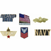 Navy Lapel Pins Thumbnail Illustration