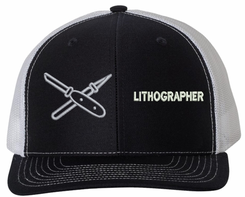 Navy Lithographer (LI) Rating USA Mesh-Back Cap