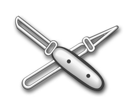 Navy Lithographer Vinyl Transfer Decal