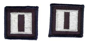 Navy LT (03) Rank Insignia Collar Device (pair) Patch