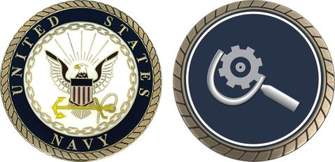 Navy Machinery Repairman Challenge Coin