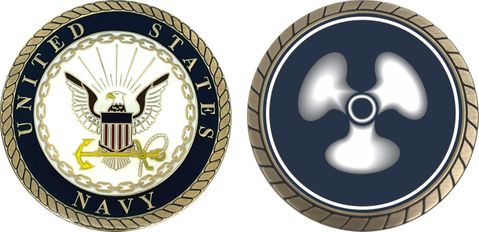 Navy Machinist's Mate Challenge Coin