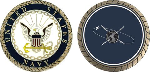 Navy Mass Communications Challenge Coin