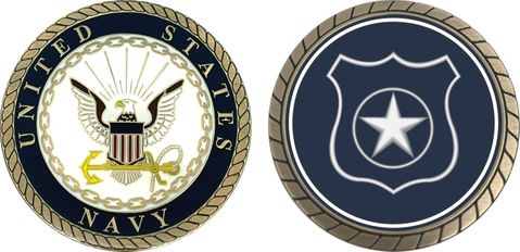 Navy Master-At-Arms Challenge Coin