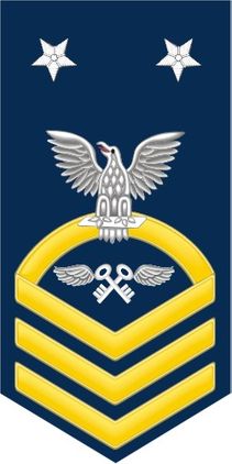 Navy Master Chief Gold E-9 Aviation Storekeeper AK Decal Sticker