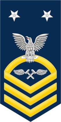 Navy Master Chief Gold E-9 Aviation Structural Mechanic AM Decal Sticker