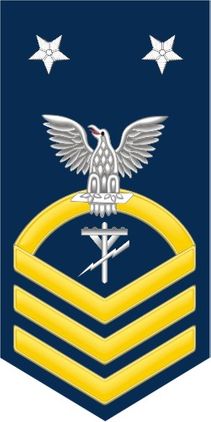 Navy Master Chief Gold E-9 Construction Electrician CE Decal Sticker