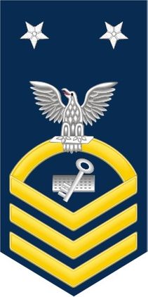Navy Master Chief Gold E-9 Disbursing Clerk DK Decal Sticker