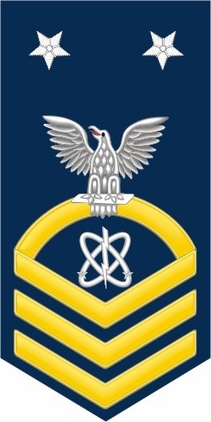 Navy Master Chief Gold E-9 Electronics Warfare Technician EW Decal Sticker