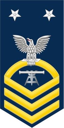 Navy Master Chief Gold E-9 Fire Control Technician FT Decal Sticker