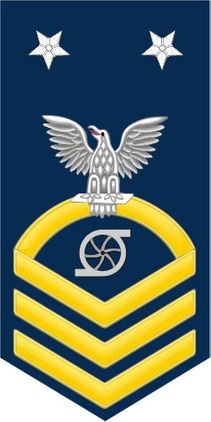 Navy Master Chief Gold E-9 Gas Turbine Systems Technician GS Decal Sticker