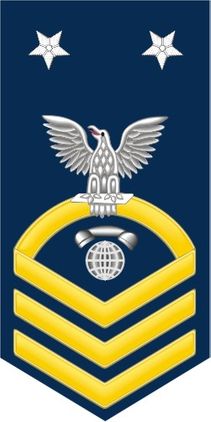 Navy Master Chief Gold E-9 Interior Communications Technician IC Decal Sticker